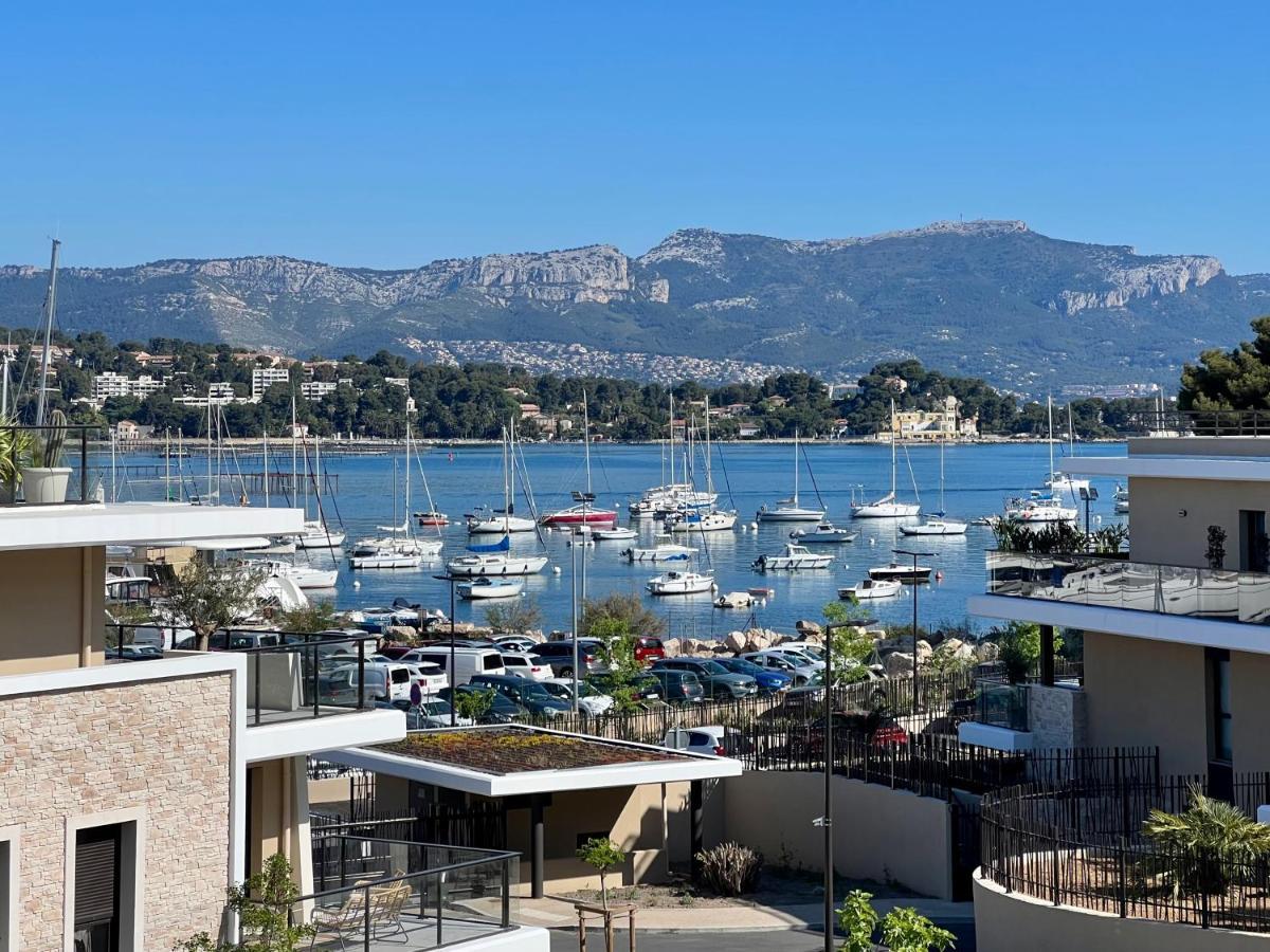 L'Apart'83 - T2 Classe 5 Etoiles - Belle Vue Sur La Baie Du Lazaret Apartment Saint-Elme Екстериор снимка